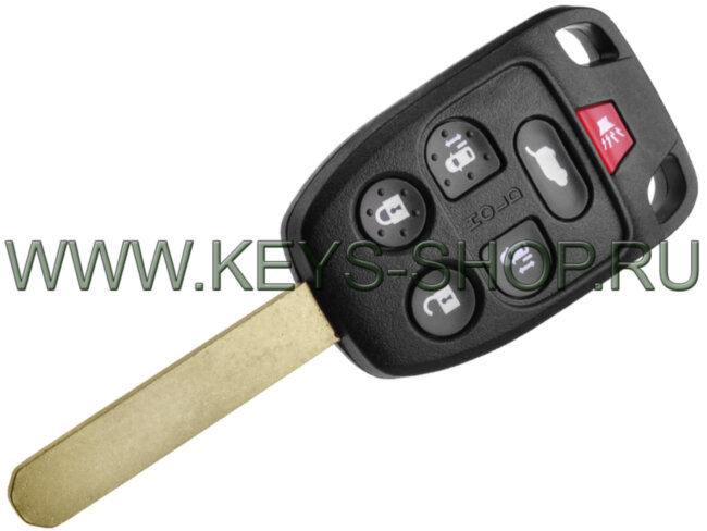 Ключ Хонда Одиссей (Honda Odyssey) HON66 / PCF7961 / 5 кнопок + Паника / 313.8mHz Америка / 2011-... / FCC ID: N5F-A04TAA