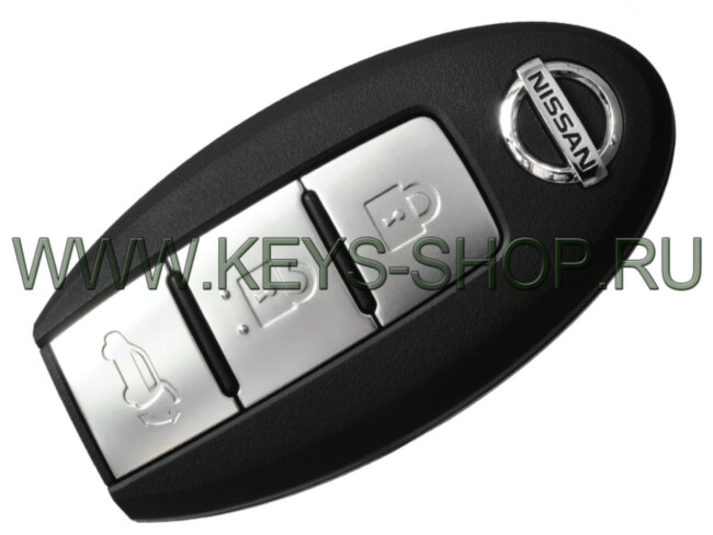 Интеллектуальный ключ Ниссан Х-Трейл (Intelligent key Nissan X-Trail (T32,T32Z,T32R,T32RR)) с кнопкой "START-STOP" | HITAG AES | 433.92 MHz Европа | 2014-... | Оригинал