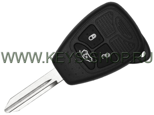 Ключ Крайслер, Джип, Додж (Chrysler, Jeep, Dodg) Y160 | PCF7941 | 433mHz Европа | 3 кнопки
