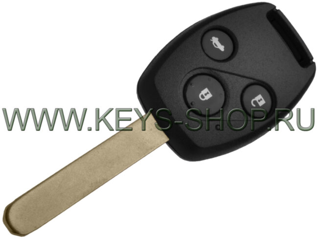 Ключ Хонда Пилот (Honda Pilot) HON66 / PCF7941 (Locked) / 3 кнопки / 433.92 Европа / 2009 - 2015