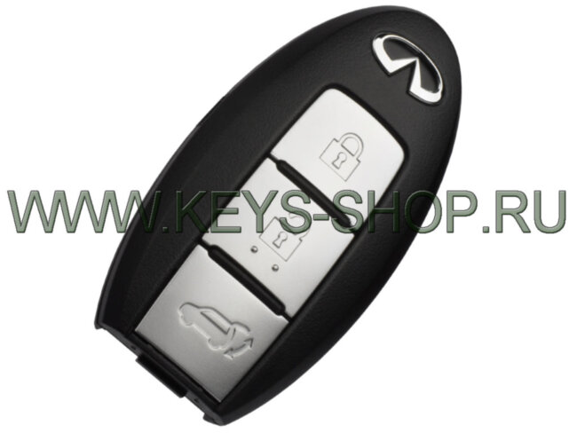 Интеллектуальный ключ Инфинити QX60, JX (Infiniti QX60, JX) автомобили с кнопкой "START-STOP" / HITAG 3 / 433.92mHz Европа / 3 кнопки / 11.2012 - 01.2016 / Оригинал