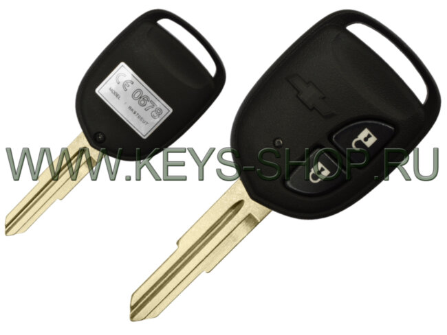 Ключ Шевролет Спарк (Chevrolet Spark) DW05 / ID8E / 433MHz Европа / RK970EUT / 2 кнопки / c 2011-... / Оригинал