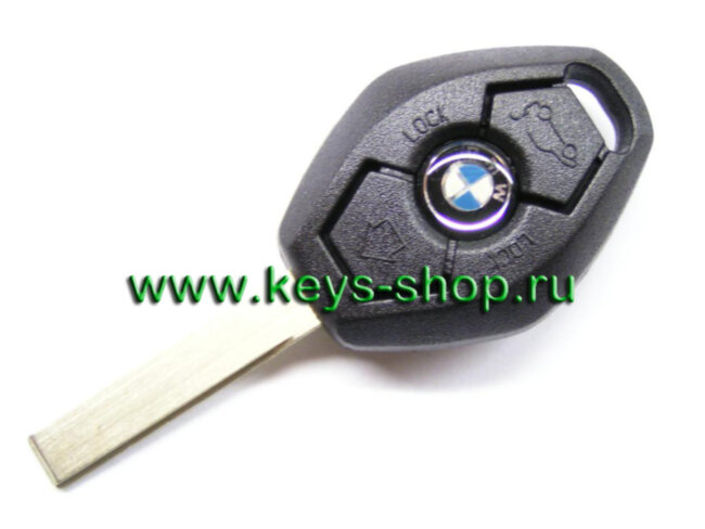 Корпус ключа БМВ (BMW)  HU92 Ромб