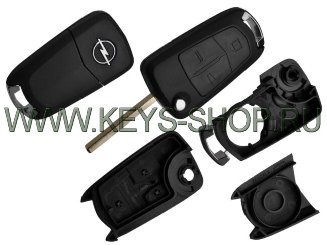 Корпус выкидного ключа Опель (Opel) HU100 / 3 кнопки