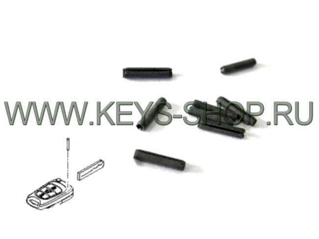Штифт крепления лезвия складного ключа / Толщина 1.6 mm / Длинна 8 mm / 1уп. - 10 шт.