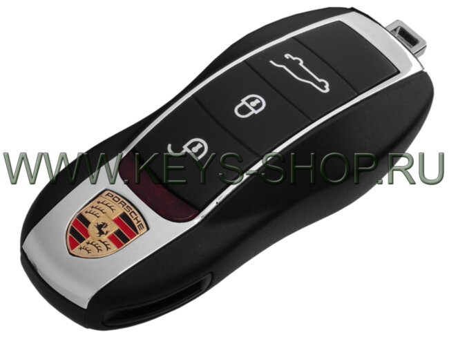  Ключ Порше Кайенн, Панамера (Porsche Cayenne, Panamera) PCF7953 / 434mHz Европа / 3 кнопки / без системы KEYLESS GO / Аналог 7PP.959.753.BN