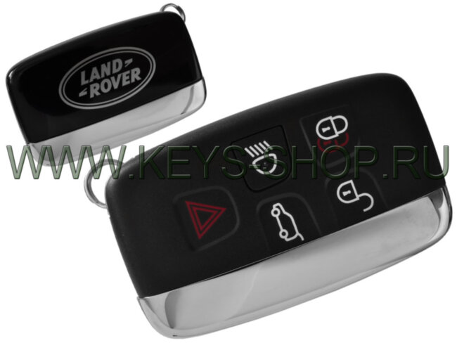 Компактный Смарт Ключ Ленд Ровер Дискавери 4, Фрилендер 2 (Land Rover Discovery 4, Freelander 2) 5 кнопок / 434mHz Европа / Оригинал