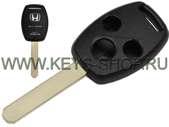 Корпус ключа  Хонда (Honda) 3 кнопки HON66