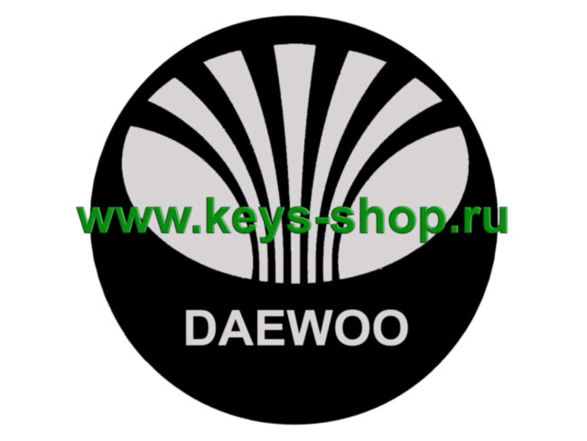 Логотип ключа Дэу (Daewoo) / Диаметр 14 мм - 10шт
