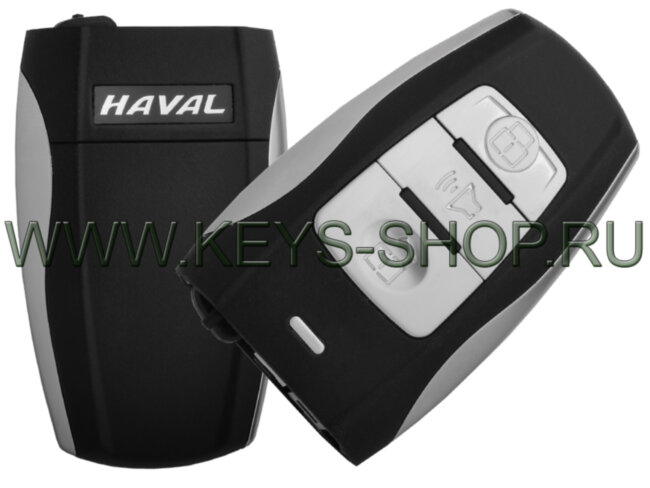 Смарт-Ключ Грейт Вол Хавейл H2 (Great Wall Haval H2) Hitag 2 / 3 кнопки / 433,92 MHz
