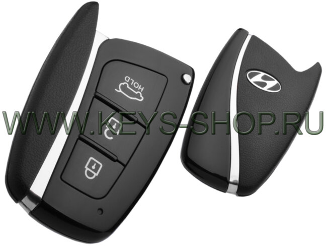 Смарт ключ Хундай Санта Фе (Hyundai Santa Fe) / 433.92MHz Европа / 3 кнопки / с 2013 - ...