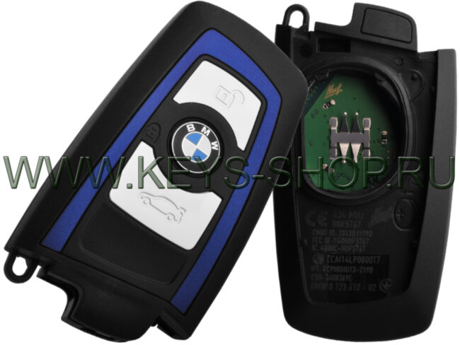 Смарт ключ БМВ F Серия (BMW F series) 434mHz Европа / 3 кнопки / 8723610 - 02 / EWS5 (FEM)