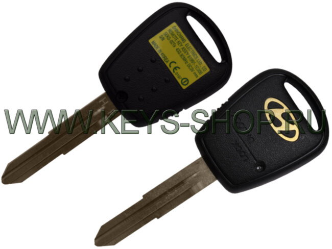 Ключ Хундай Акцент, Гетц (Hyundai Accent, Getz) HYN11 / ID46 / SEKS-02Tx / 433.92mHz Европа / 1 кнопка / Оригинал